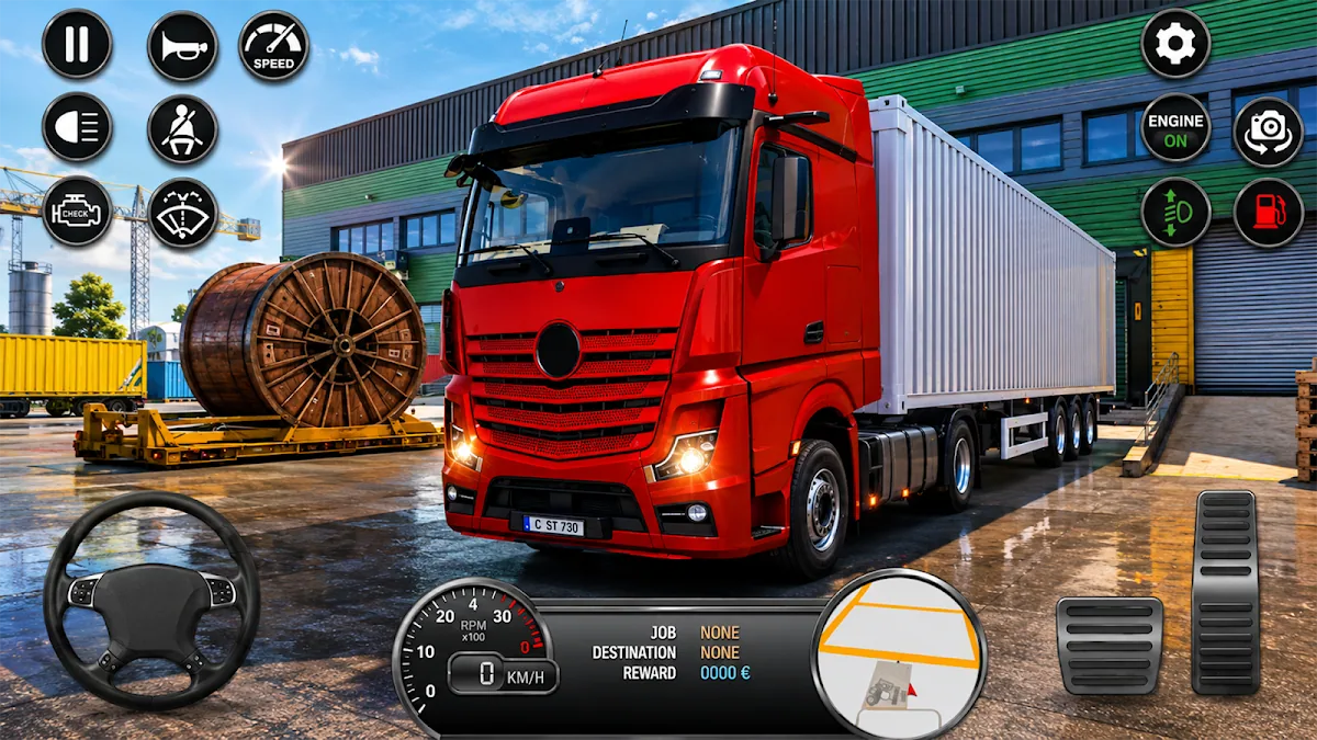 Europe Cargo Trucks Simulator gameplay artwork